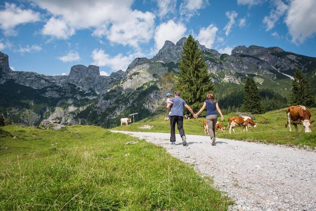 Berg&Selig Ferienhaus Appartement Pfarrwerfen Buitenkant foto